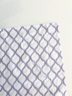 Sferra ||‎ Andover Euro Sham Egyptian Cotton White Lavender Purple